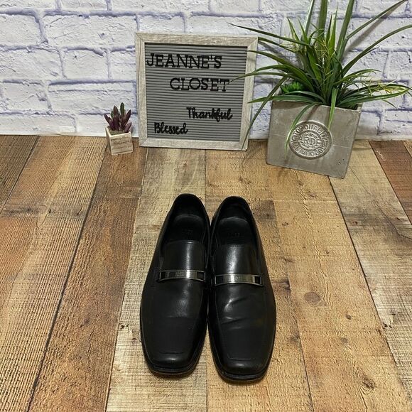 Boss Hugo Boss black loafers size 11.5 - Picture 15 of 16